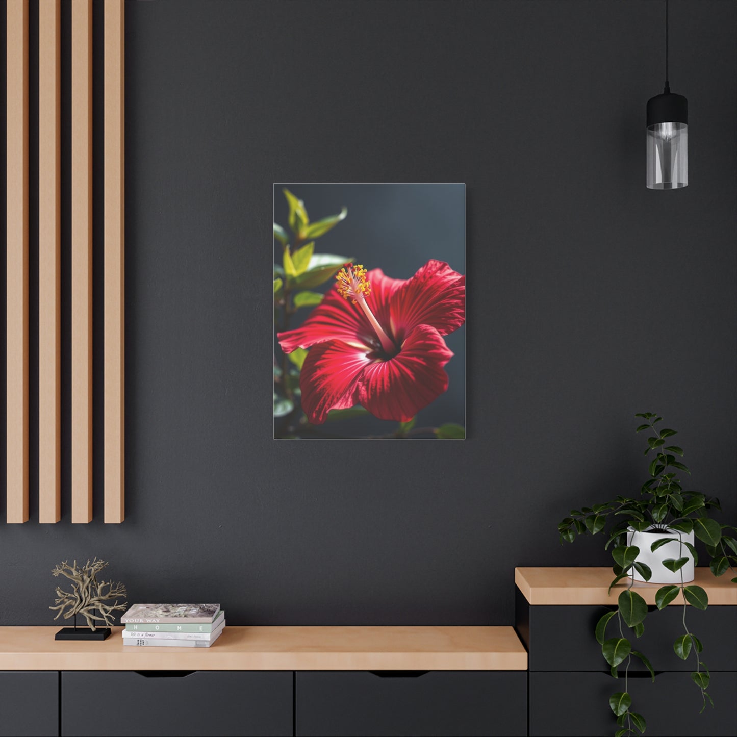 Hibiscus Flower Art Supreme Gallery Wall Art & Canvas Print
