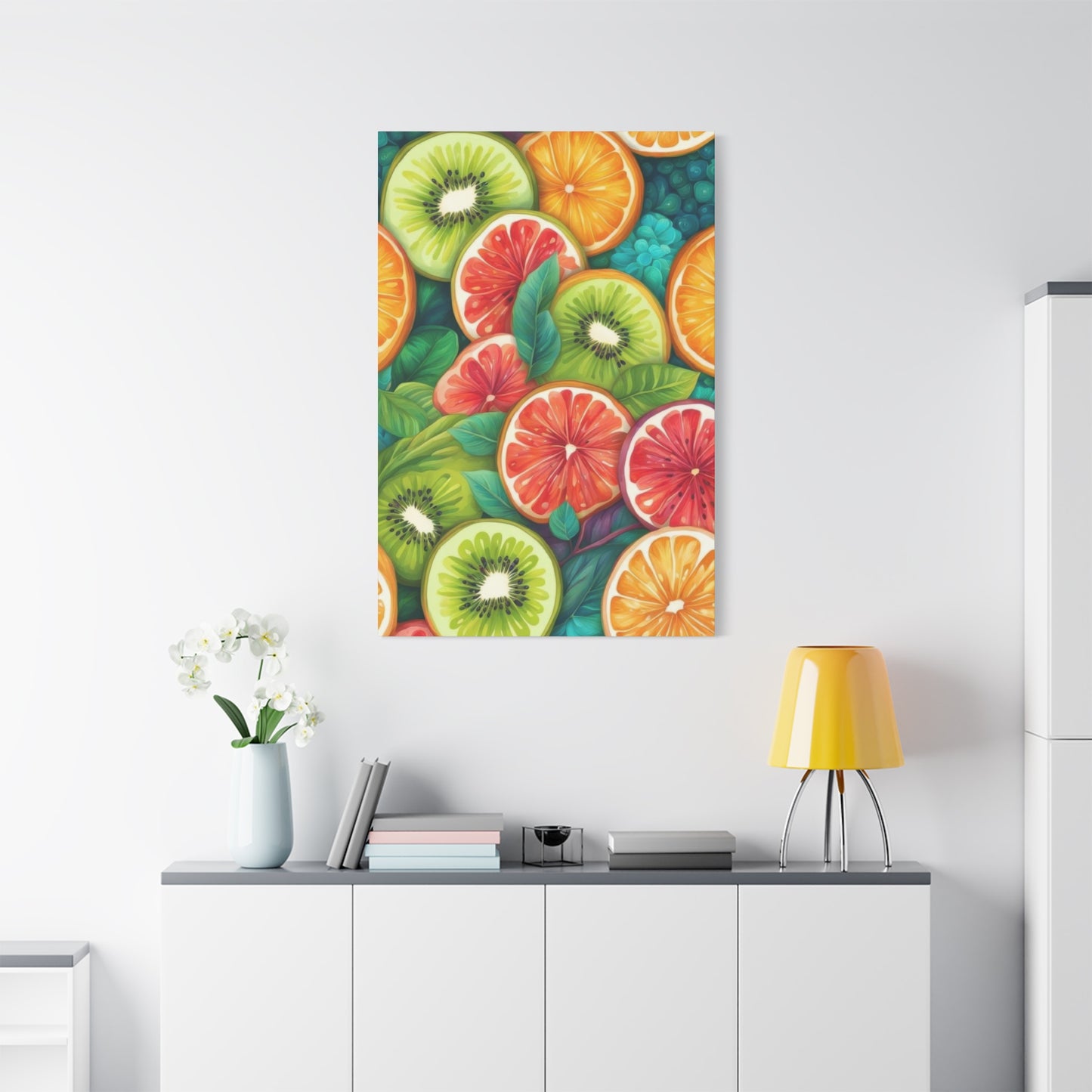Fruit Half Face Wall Art & Canvas Prints
