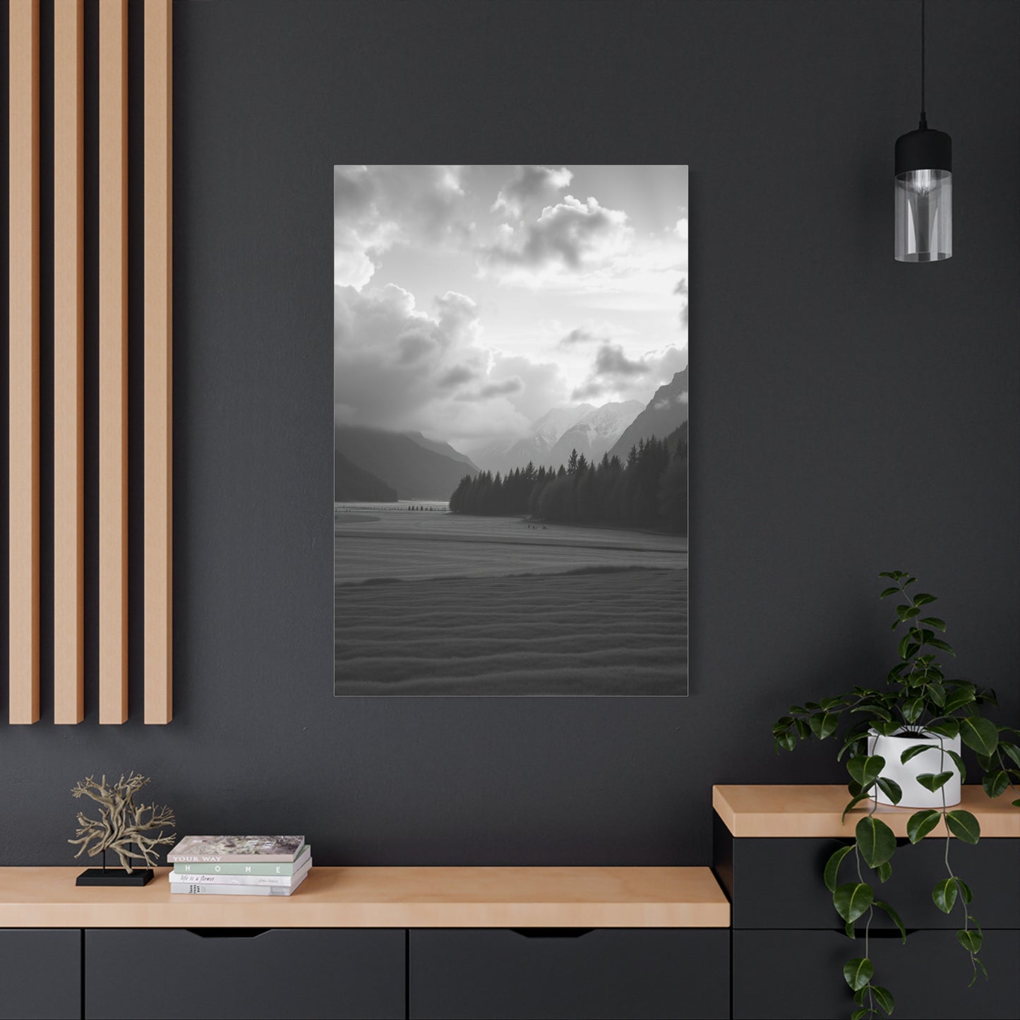 Black & White Scenic Landscapes Art Supreme Gallery Wall Art & Canvas Print