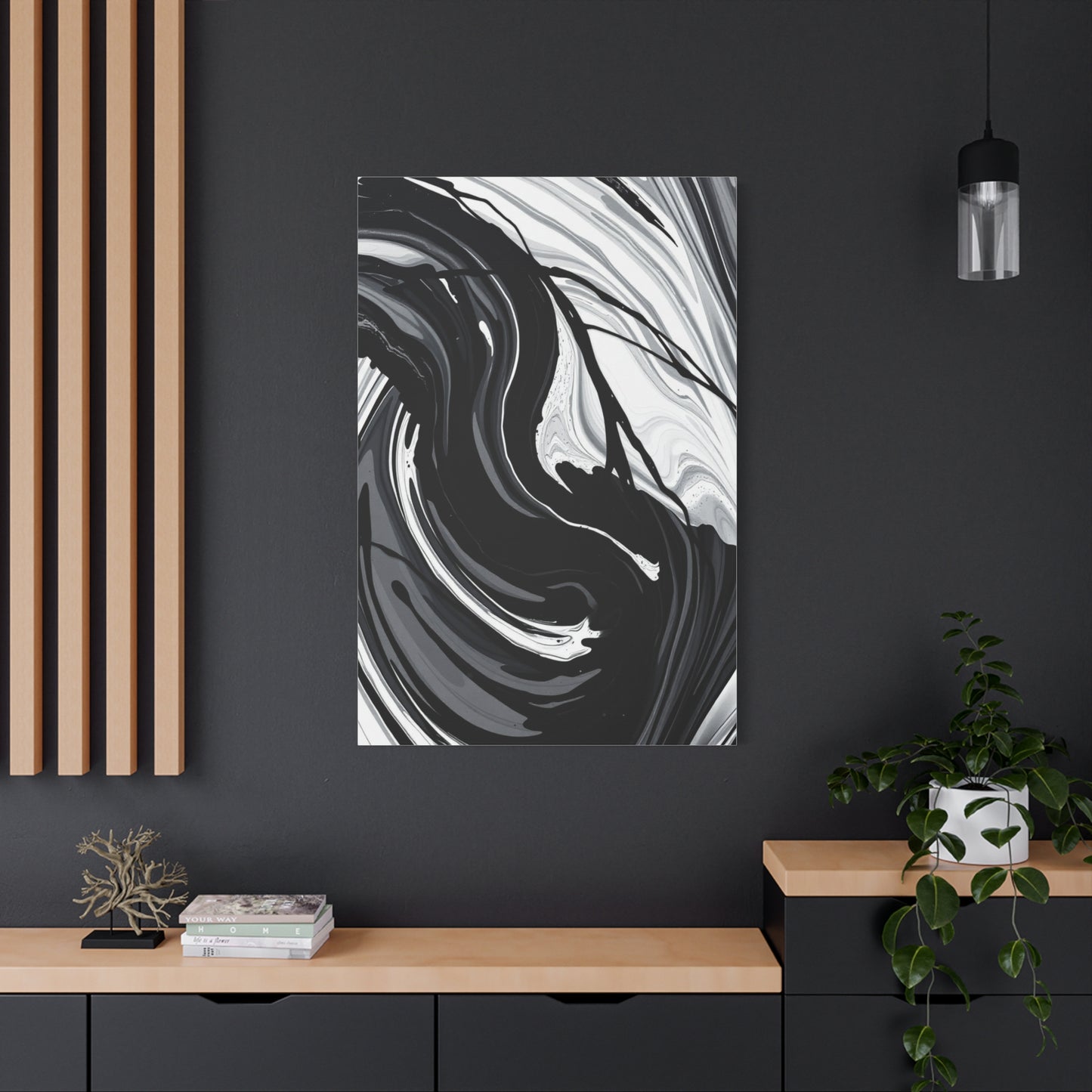 Supreme Black and White Abstract Art Collection Wall Art & Canvas Print