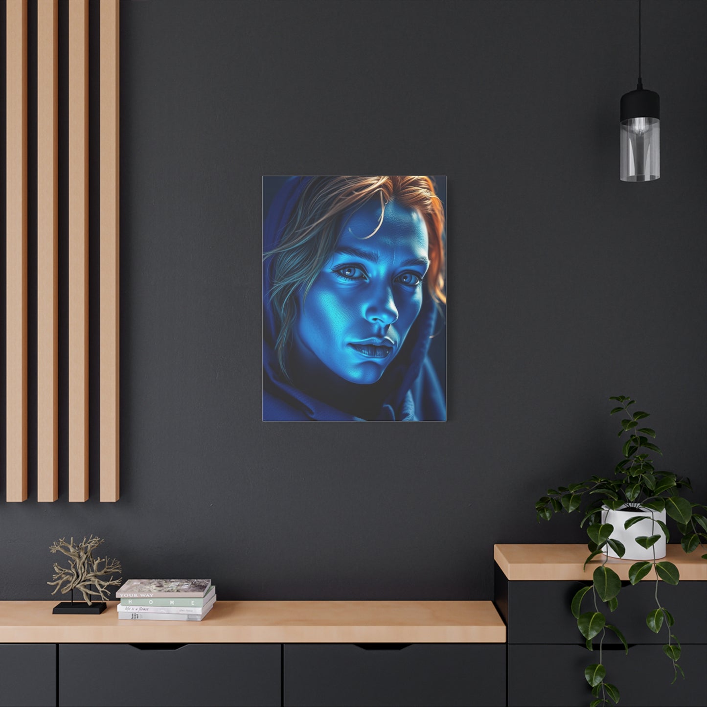 Royal Blue Elysium Wall Art & Canvas Print