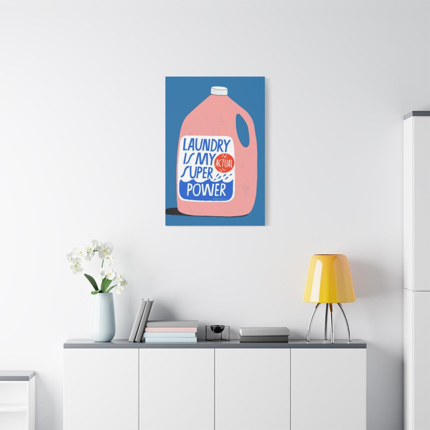 Detergent Poster Laundry Wall Art & Canvas Prints