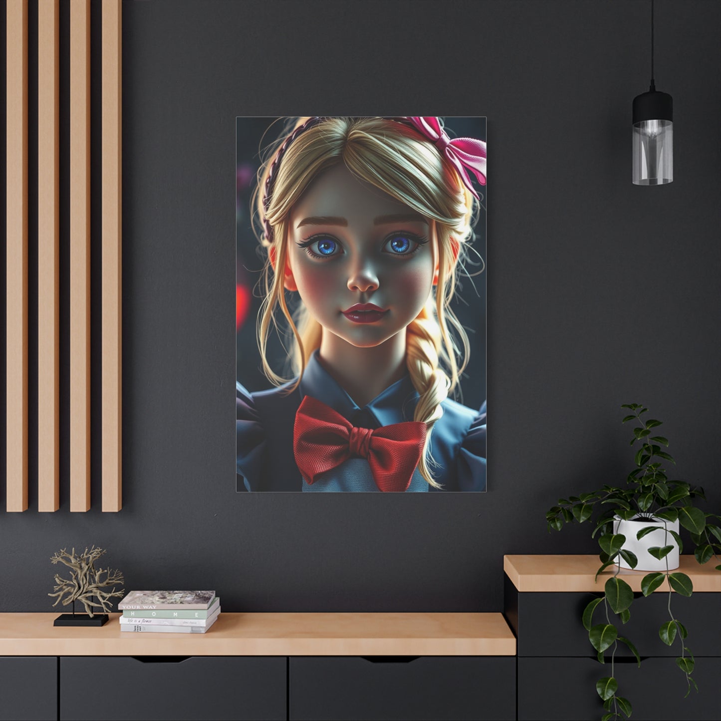 Alice In Wonderland Characters Art Supreme Canvas Wall Art & Canvas Print