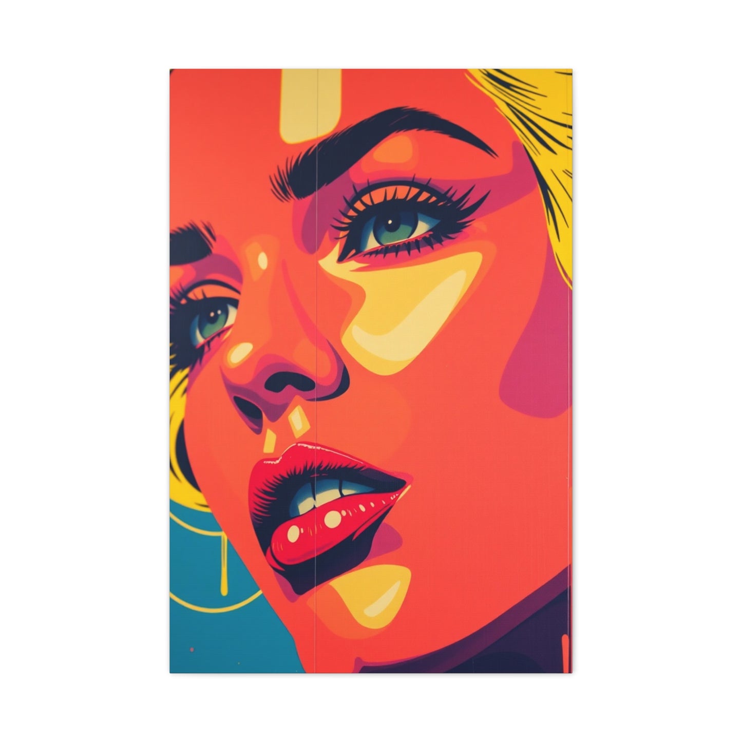 Vivid Pop Impression Wall Art & Canvas Print