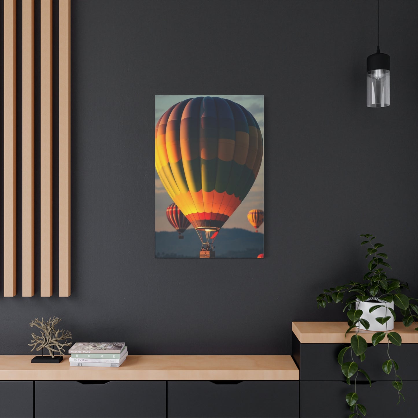 Hot Air Balloon Art Refined Canvas Wall Art & Canvas Print