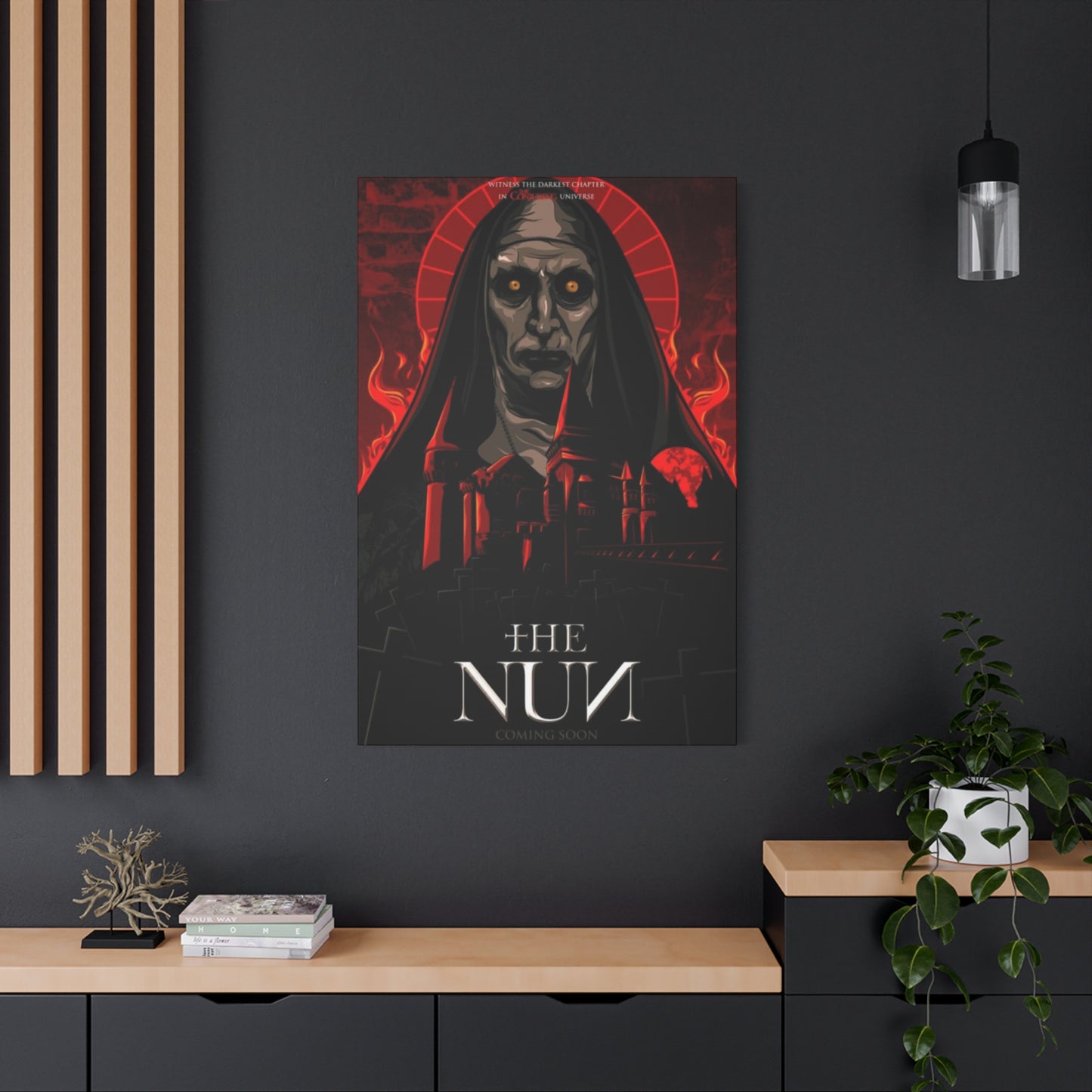 The Nun Horror Movie Poster Wall Art & Canvas Prints