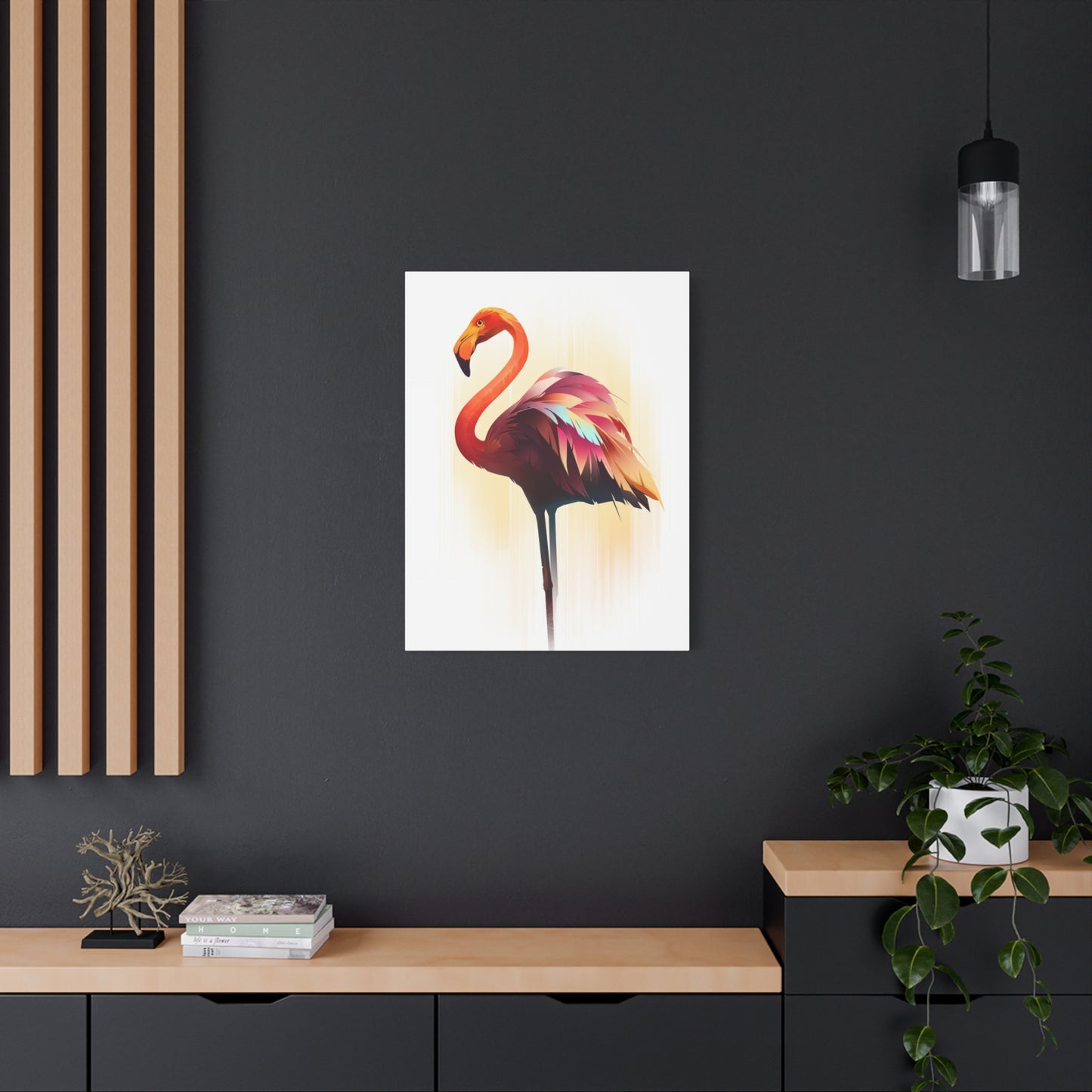 Flaming Warm Dark Wall Art & Canvas Prints