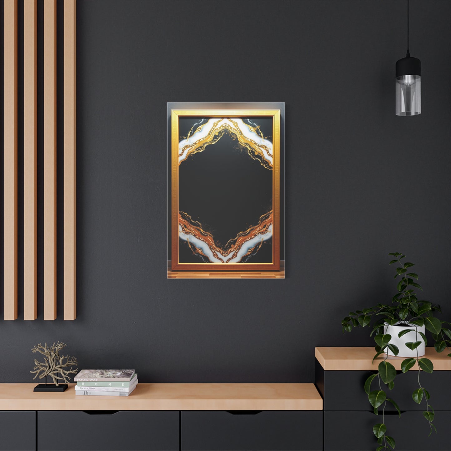 Golden Ivory Expanse wall art & canvas print