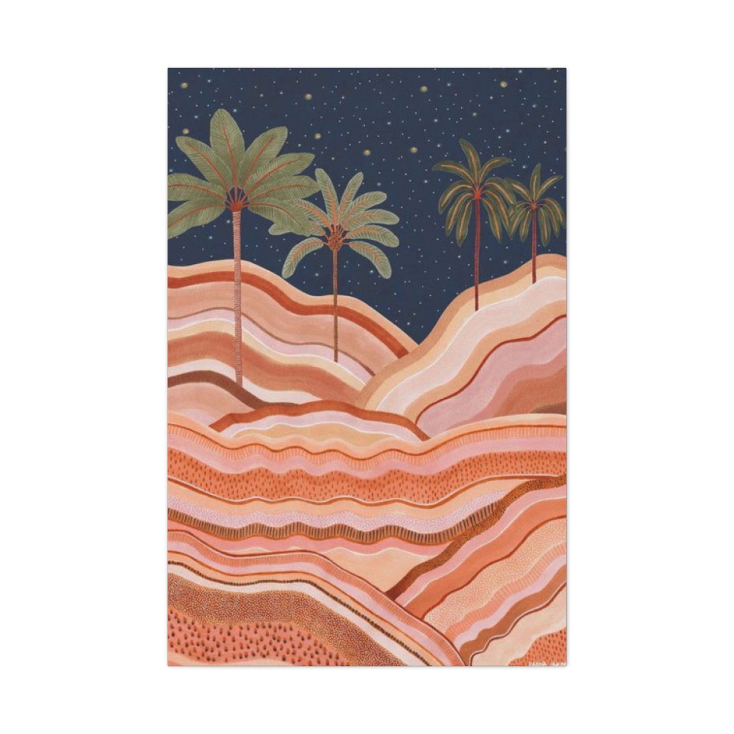 Palm Tree In Desert Wall Art & Canvas Prints