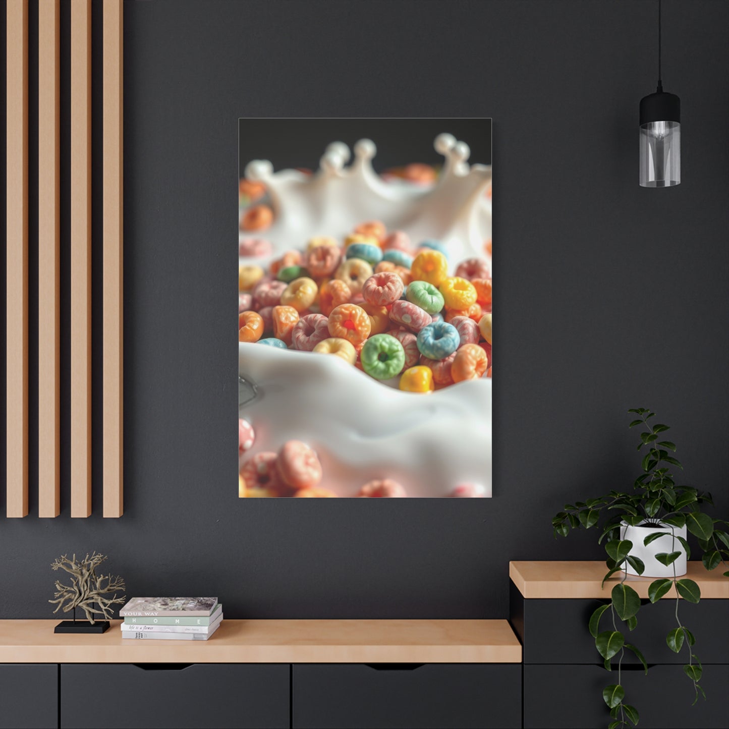 Ornate Cereal Reverie Canvas Wall Art & Canvas Print