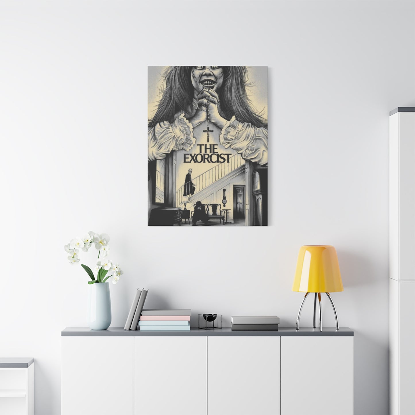 The Exorcist Horror Movie Poster Wall Art & Canvas Prints