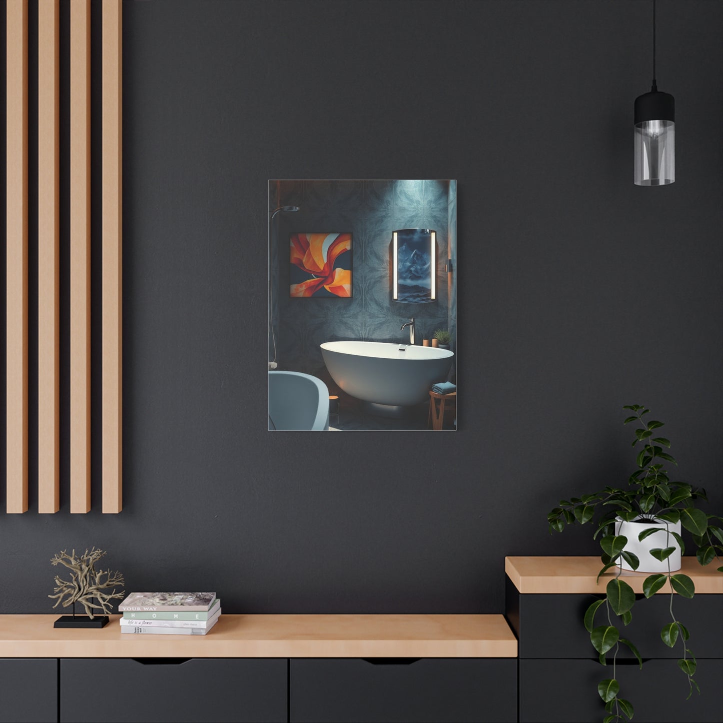 Refined Bath Sanctuary Art Wall Art & Canvas Print