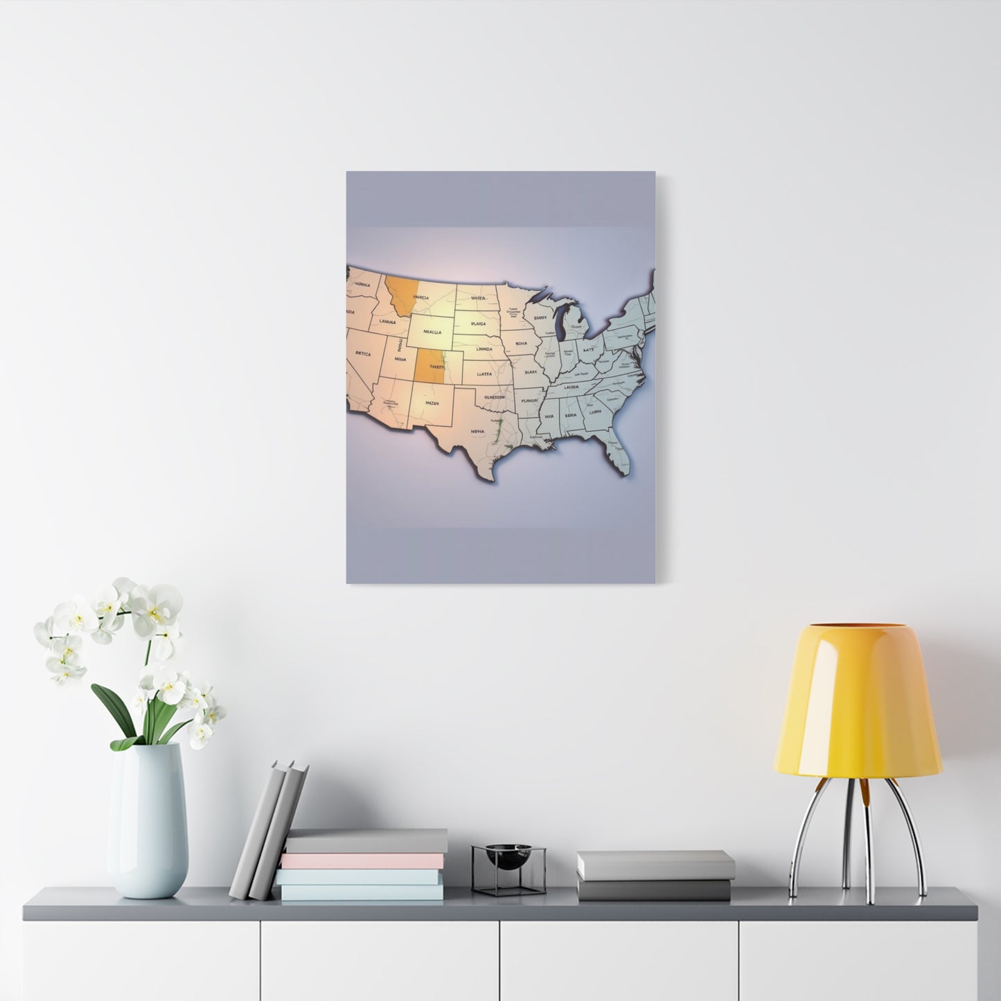 Americana Elegance Canvas Wall Art & Canvas Print