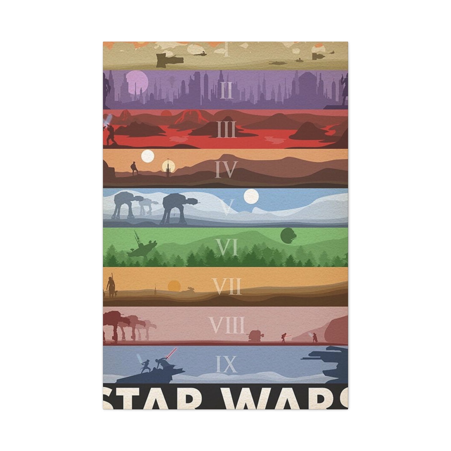 Star Wars Sequels Wall Art & Canvas Prints