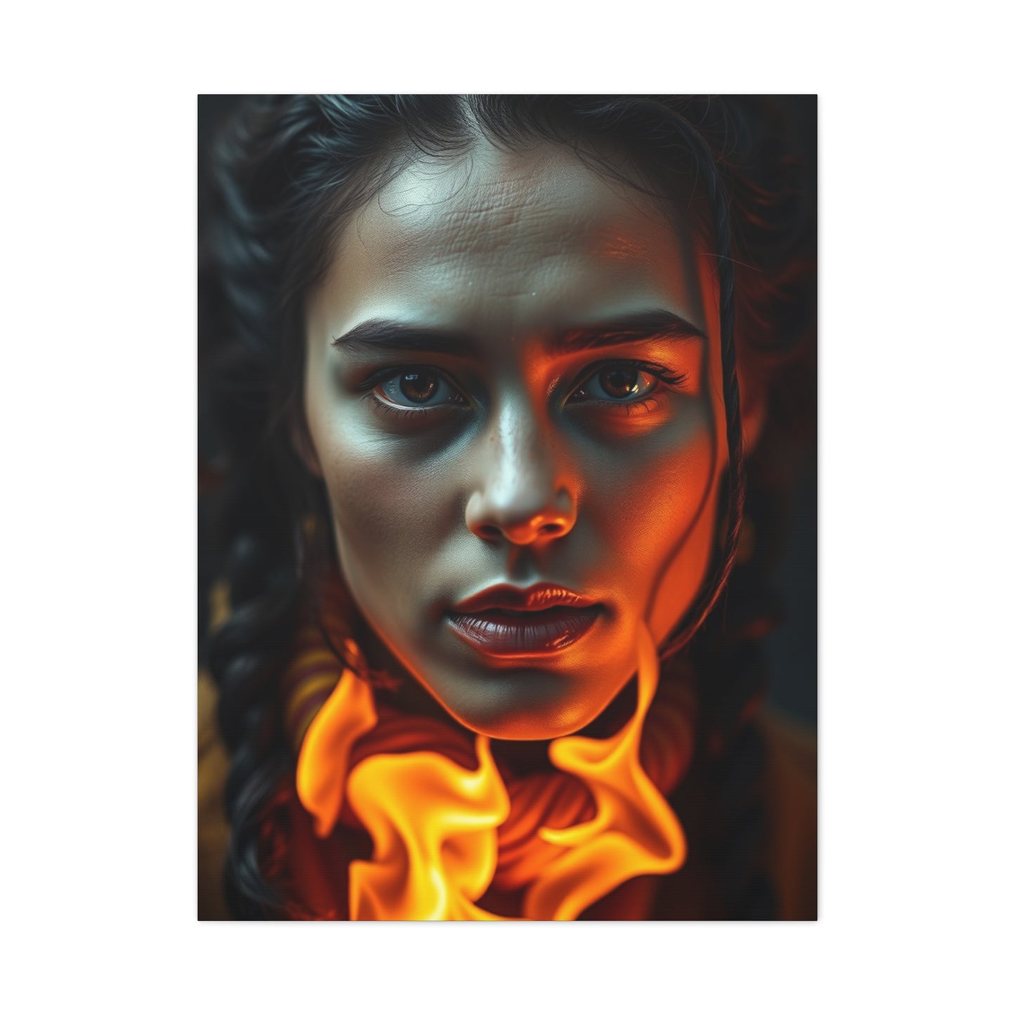 Vibrant Glow Tapestry Wall Art & Canvas Print