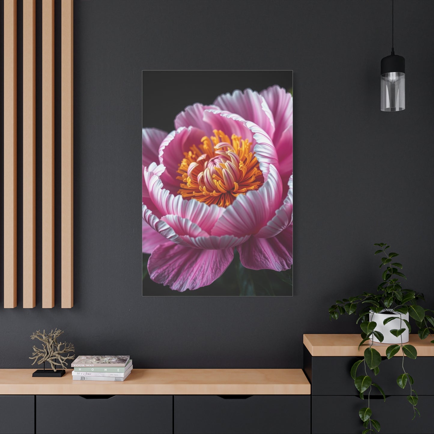Celestial Peony Elegance Wall Art & Canvas Print