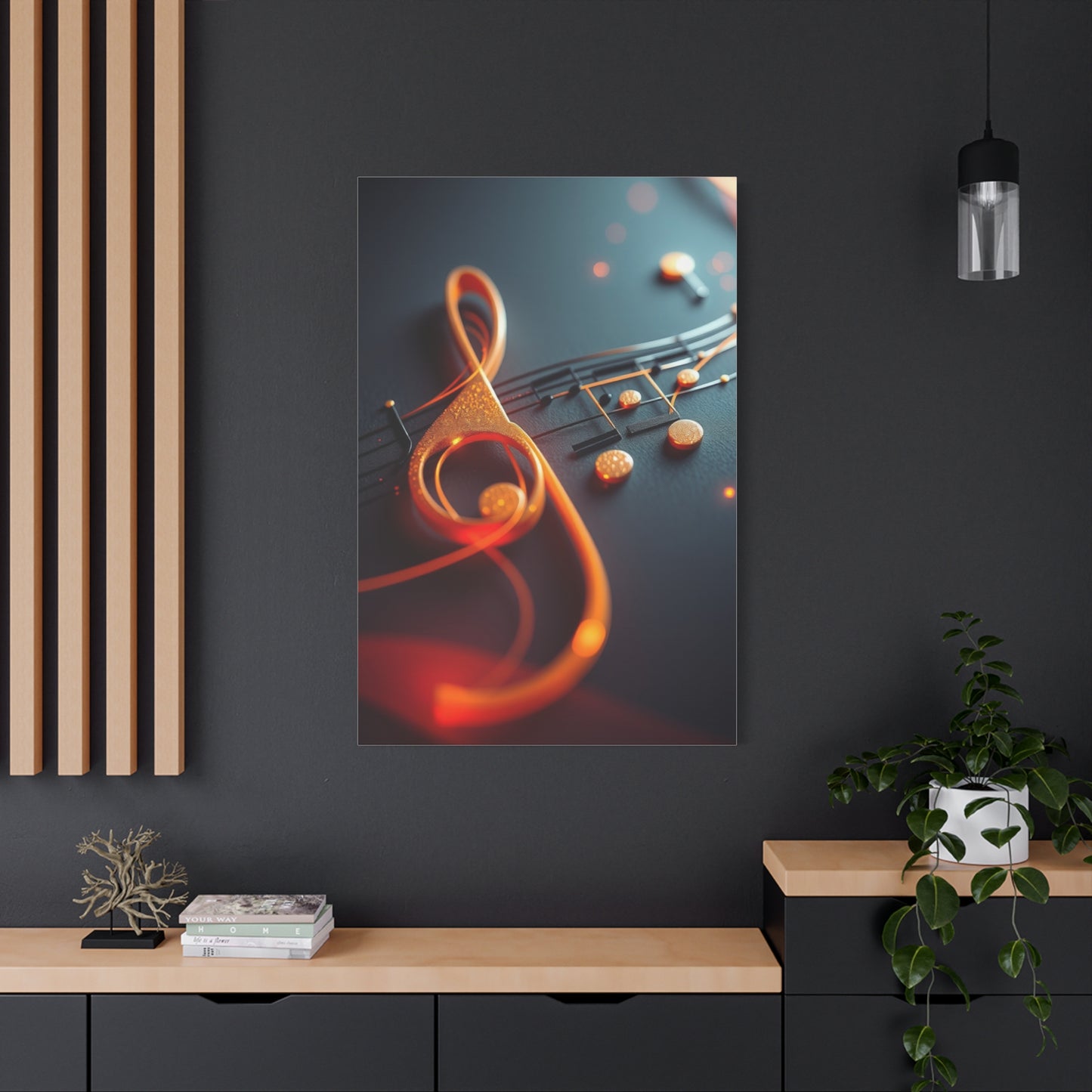 Vision Musical Notes Art Art Wall Art & Canvas Print