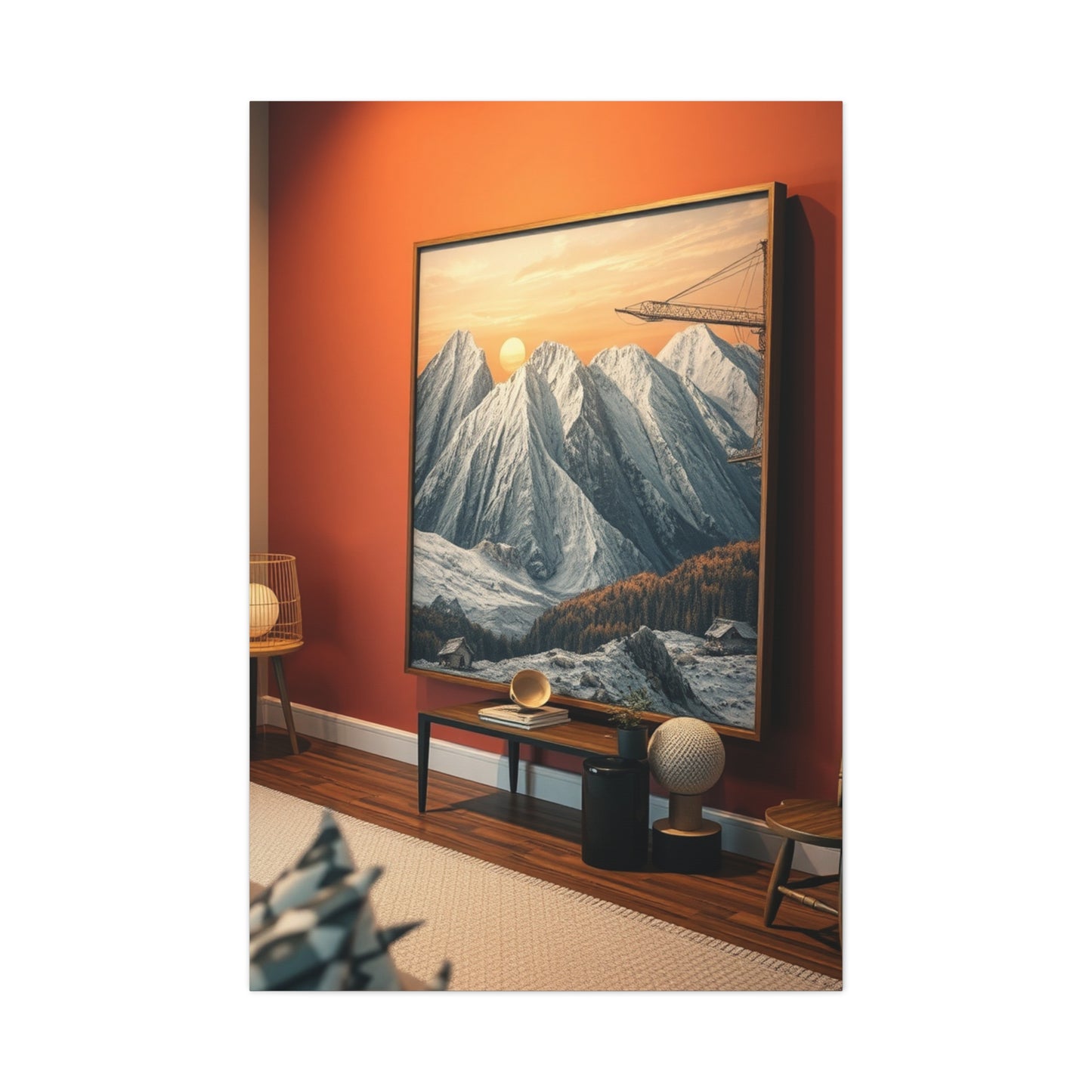 Frosted Horizon Canvas Wall Art & Canvas Print