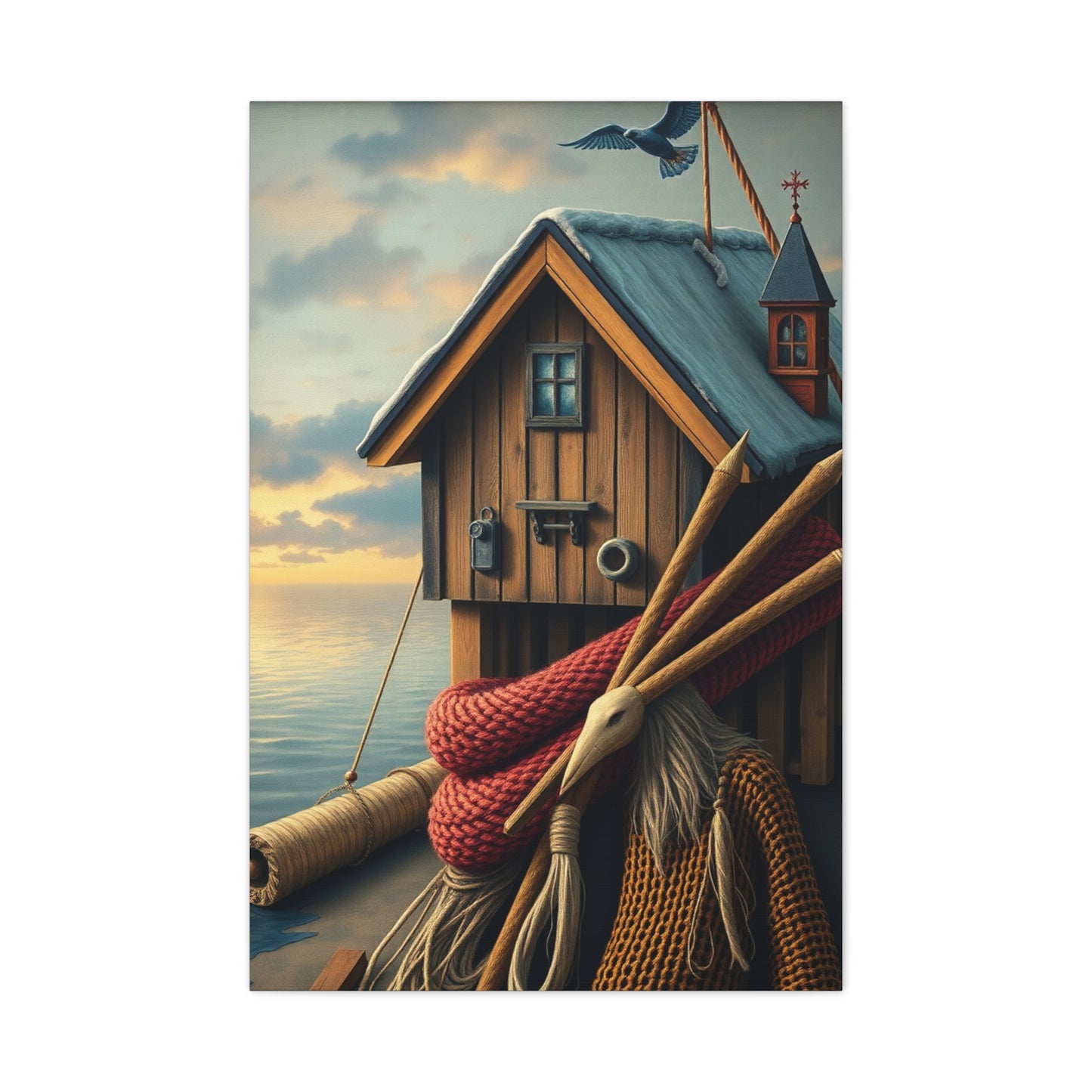 Fjord Serenity Masterpiece Wall Art & Canvas Print