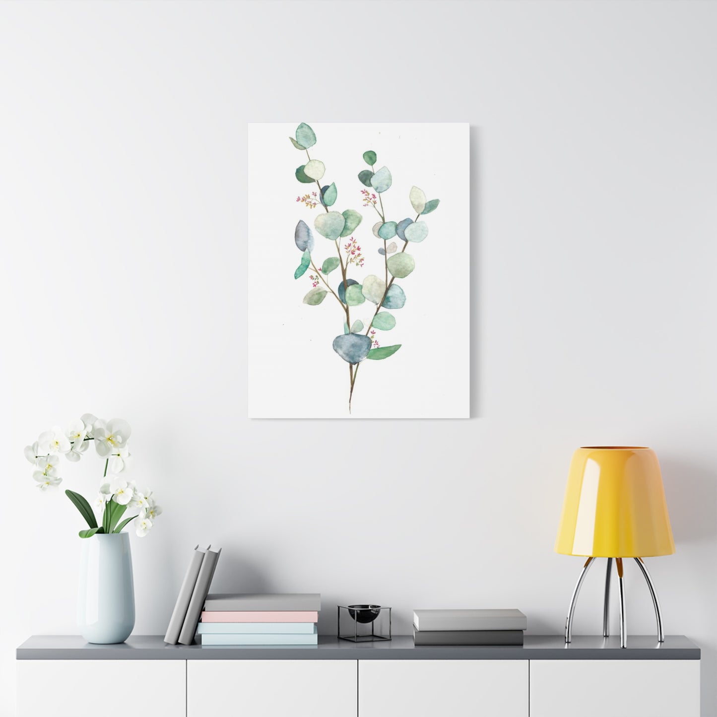 Eucalyptus Plant Light 2 Wall Art & Canvas Prints