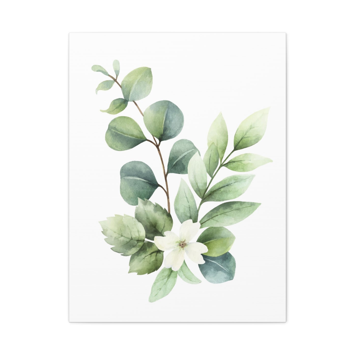 Eucalyptus Plant Light Wall Art & Canvas Prints