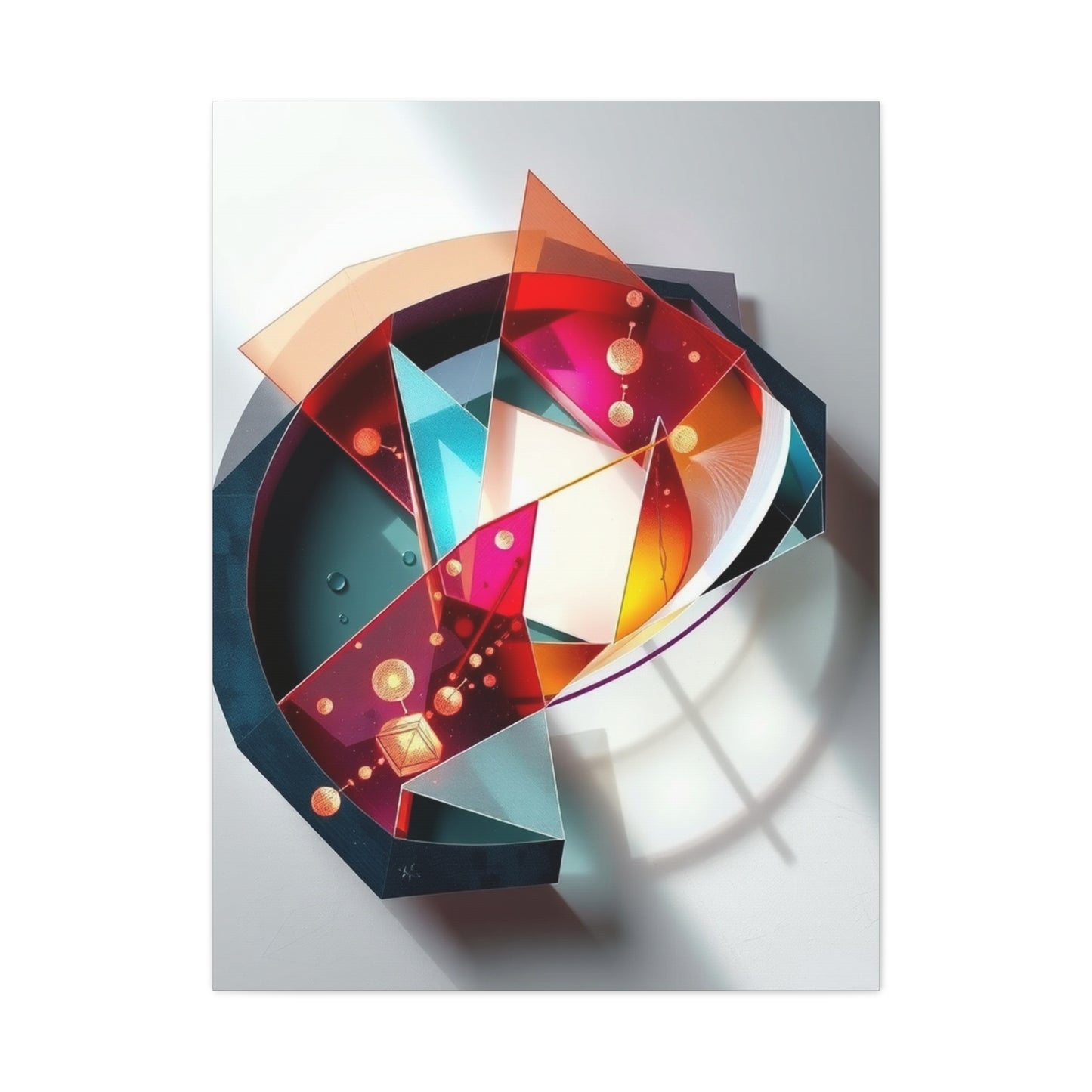 Celestial Symmetry Canvas wall art & canvas print