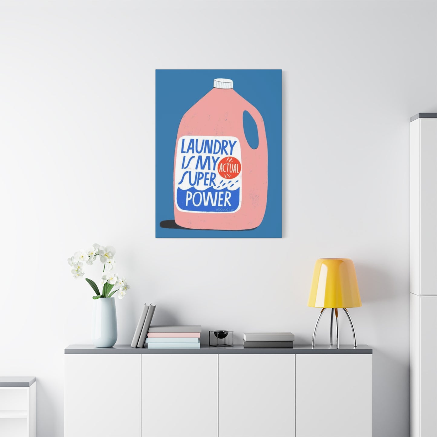 Detergent Poster Laundry Wall Art & Canvas Prints