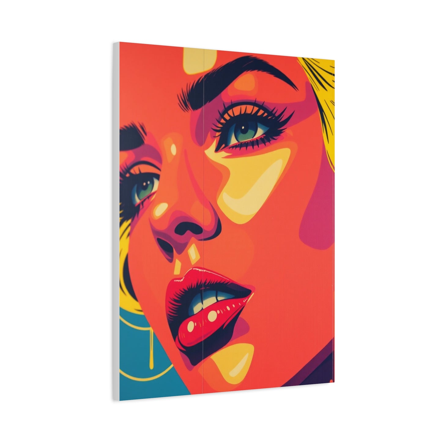 Vivid Pop Impression Wall Art & Canvas Print