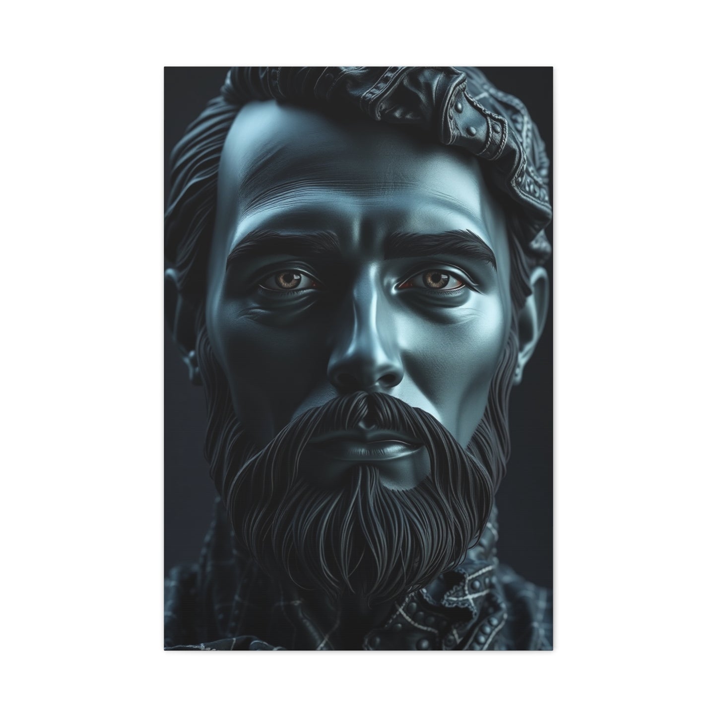 Supreme Charcoal, Onyx, and Ivory Art Collection Wall Art & Canvas Print