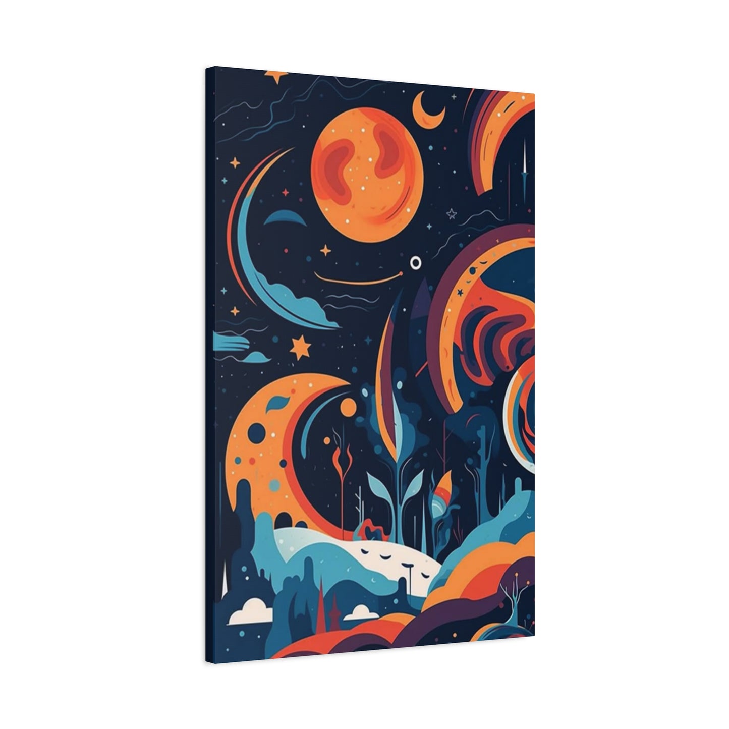 Abstract Moon & Space Poster Wall Art & Canvas Prints