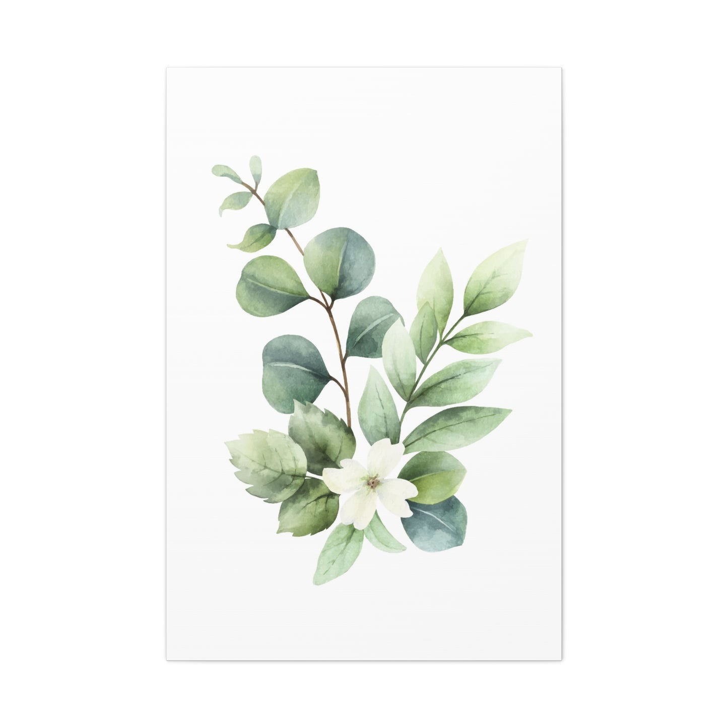 Eucalyptus Plant Light Wall Art & Canvas Prints