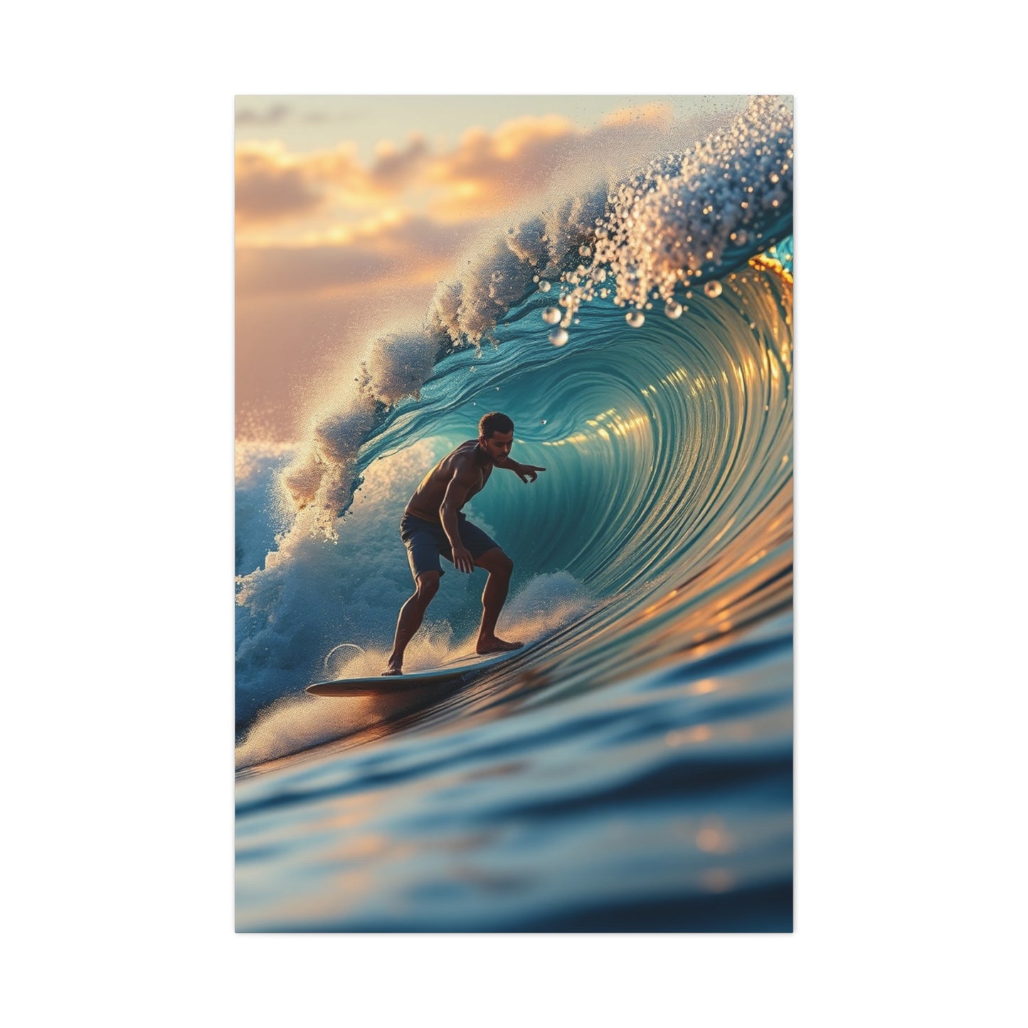 Wave Symphony Canvas Wall Art & Canvas Print