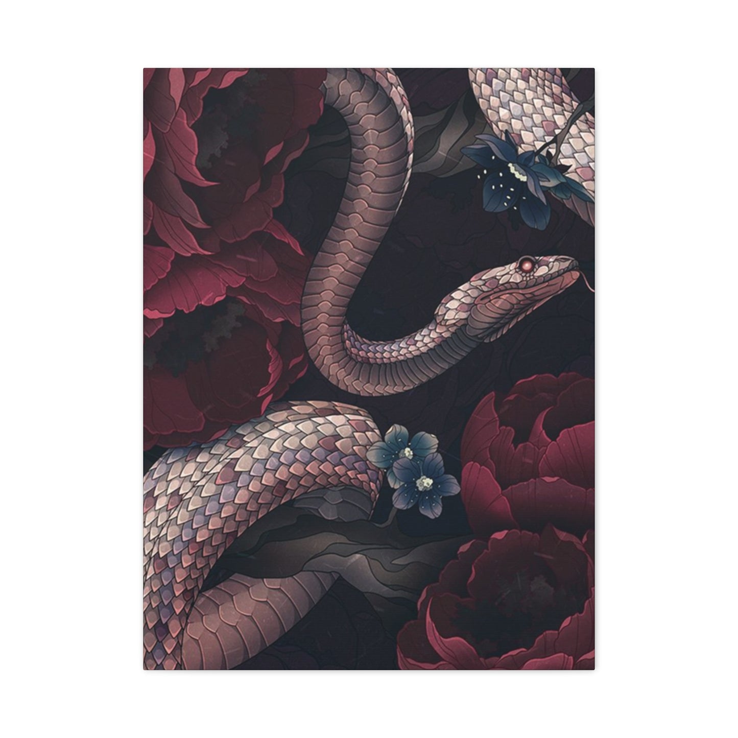 Rose And Snake Wall Art & Canvas Prints