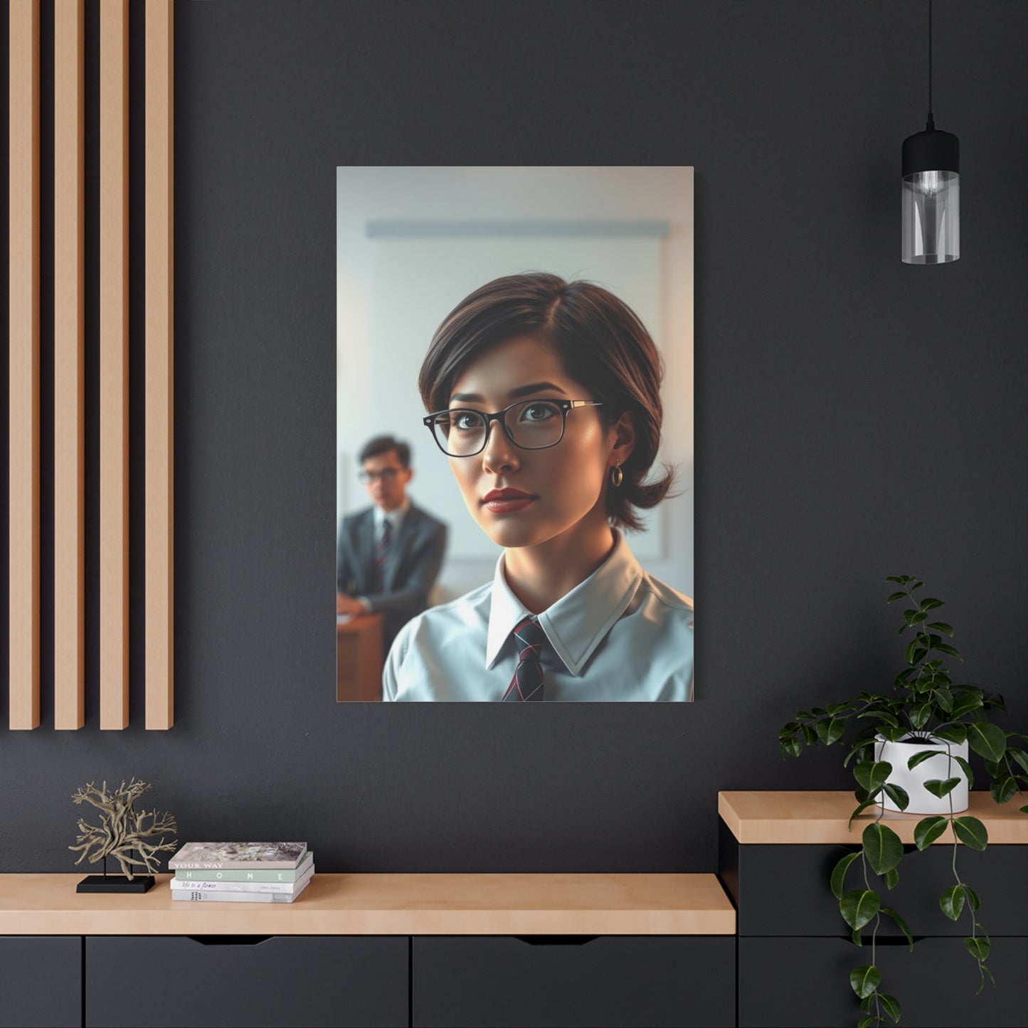 Vision The Office Character Art Art Wall Art & Canvas Print