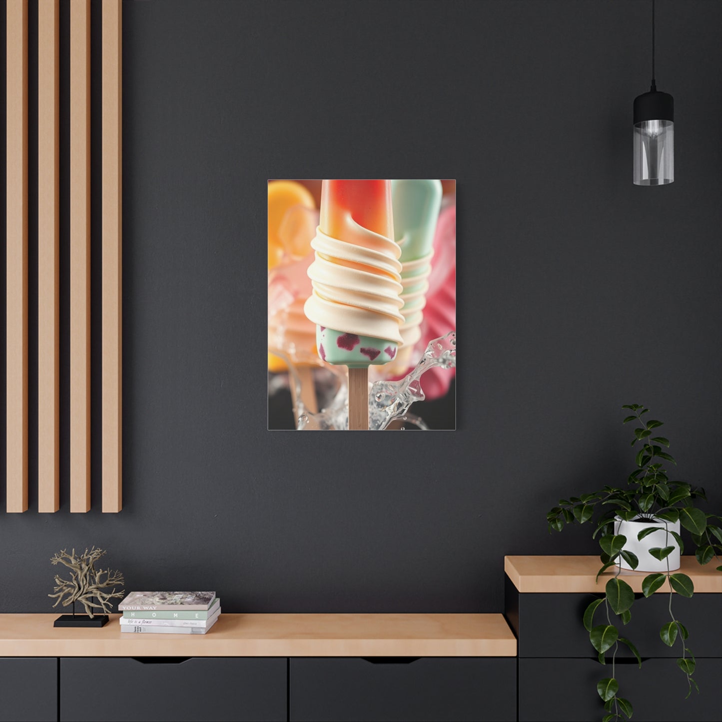 Masterpiece Ice Cream & Popsicle Art Vision Wall Art & Canvas Print