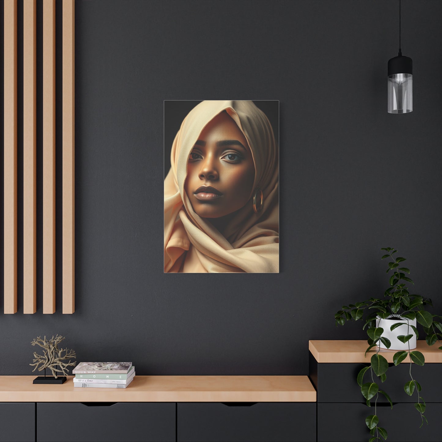 Masterpiece Black & Beige Art Vision Wall Art & Canvas Print