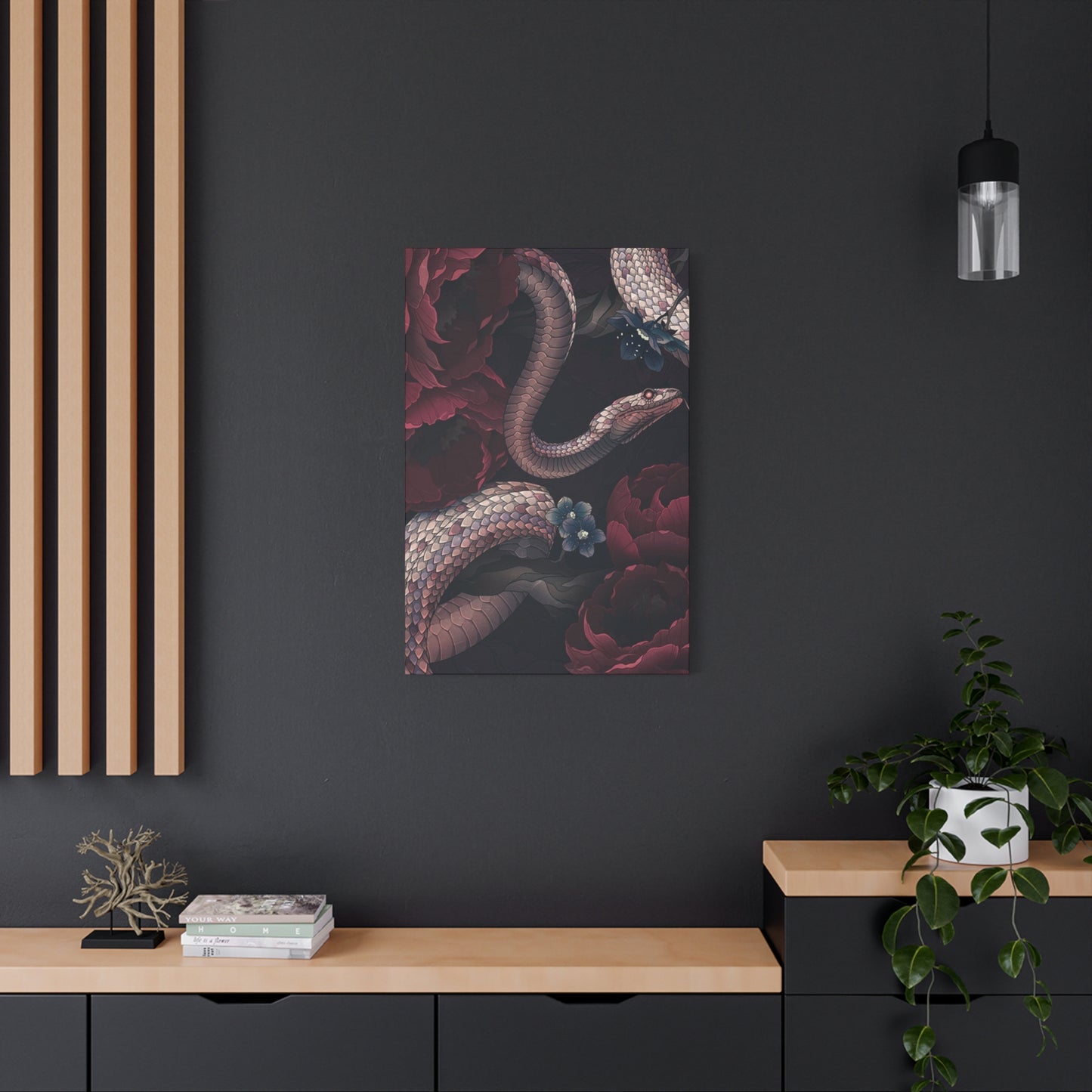 Rose And Snake Wall Art & Canvas Prints