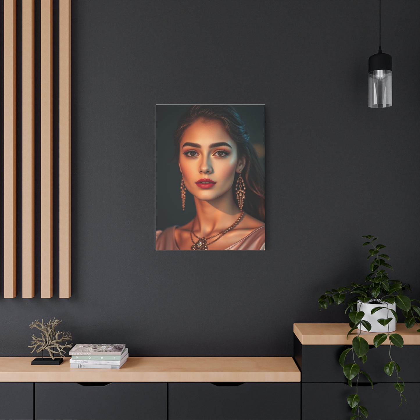 Golden Blush Elegance Canvas