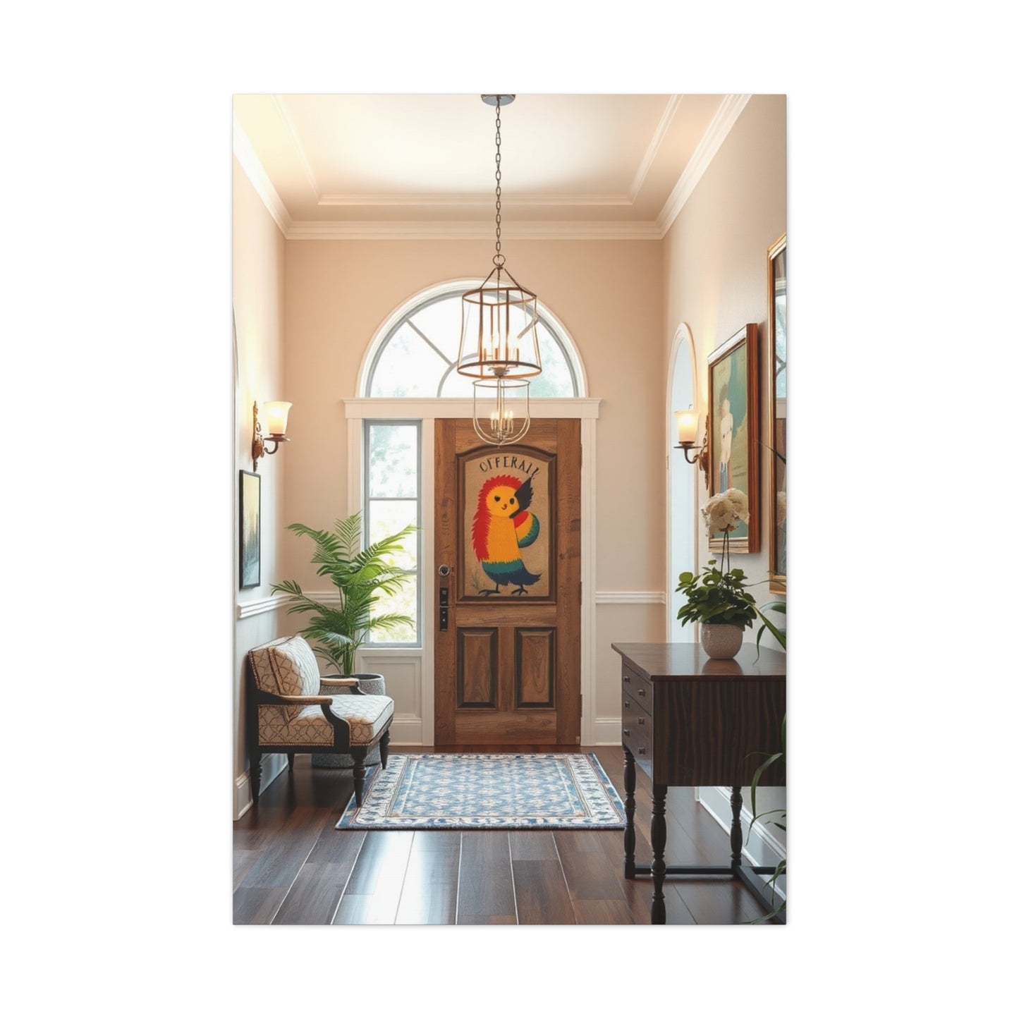 Entryway & Foyer Art Luxury Canvas Wall Art & Canvas Print