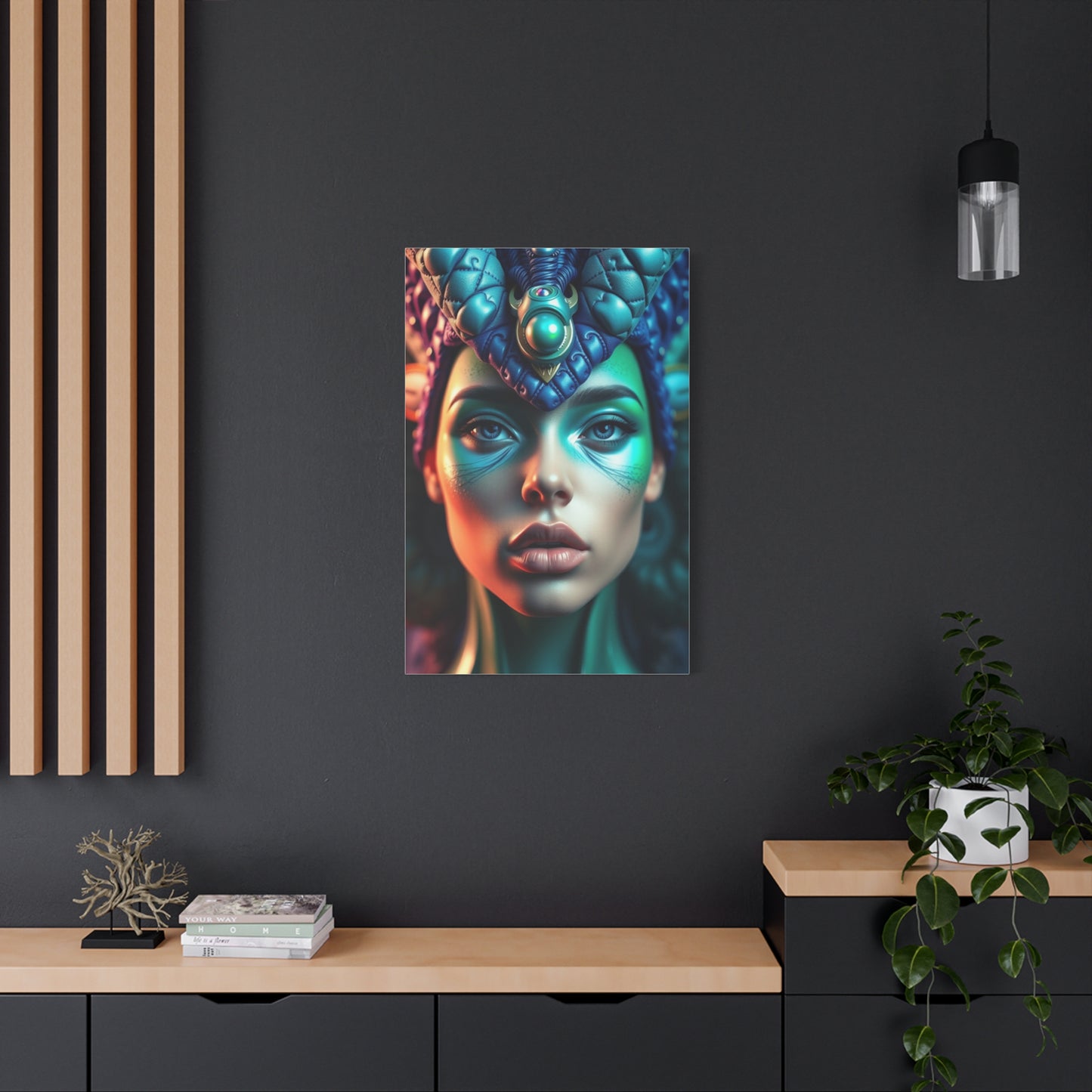 Supreme Blue & Green Art Collection Wall Art & Canvas Print