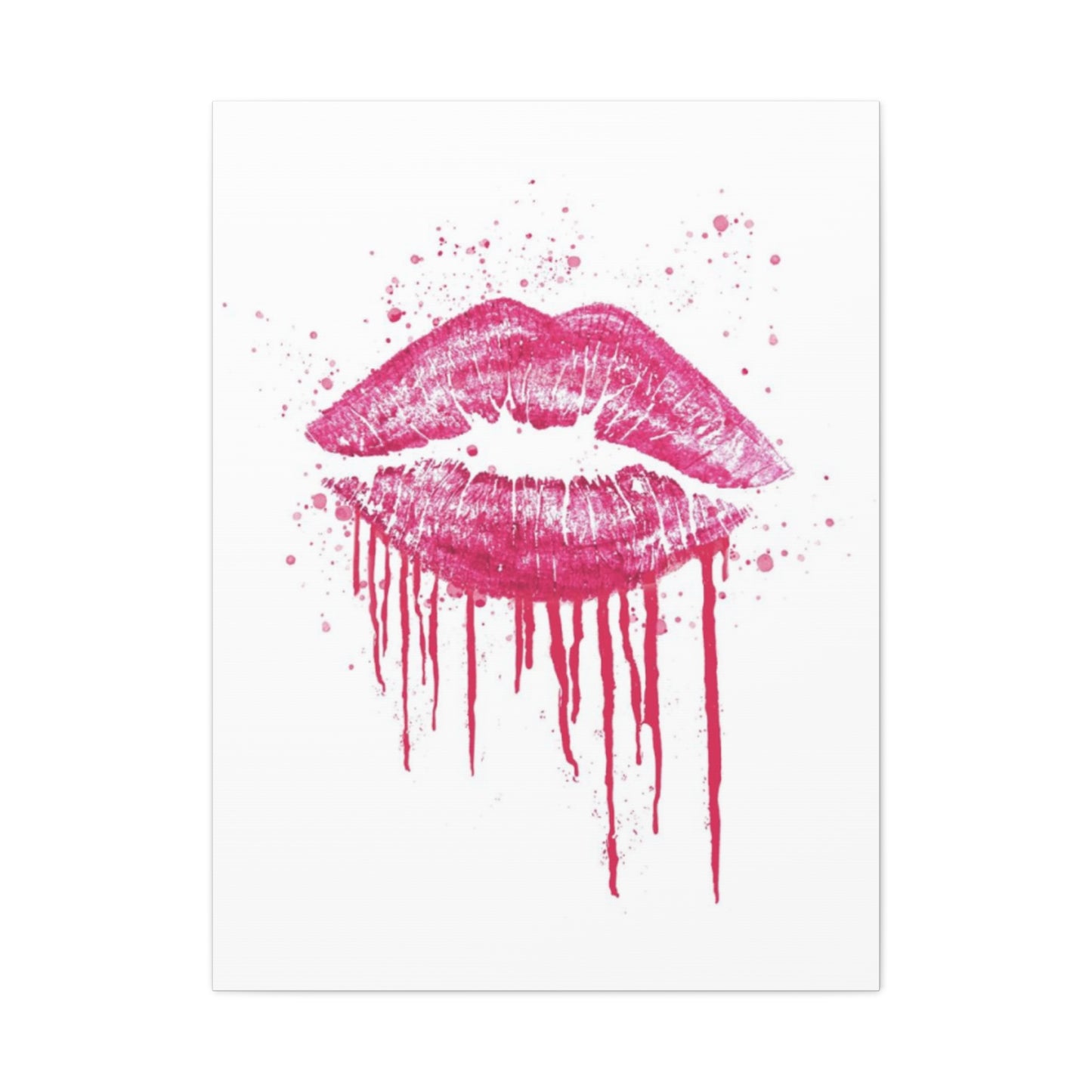 Pink Lips Wall Art & Canvas Prints