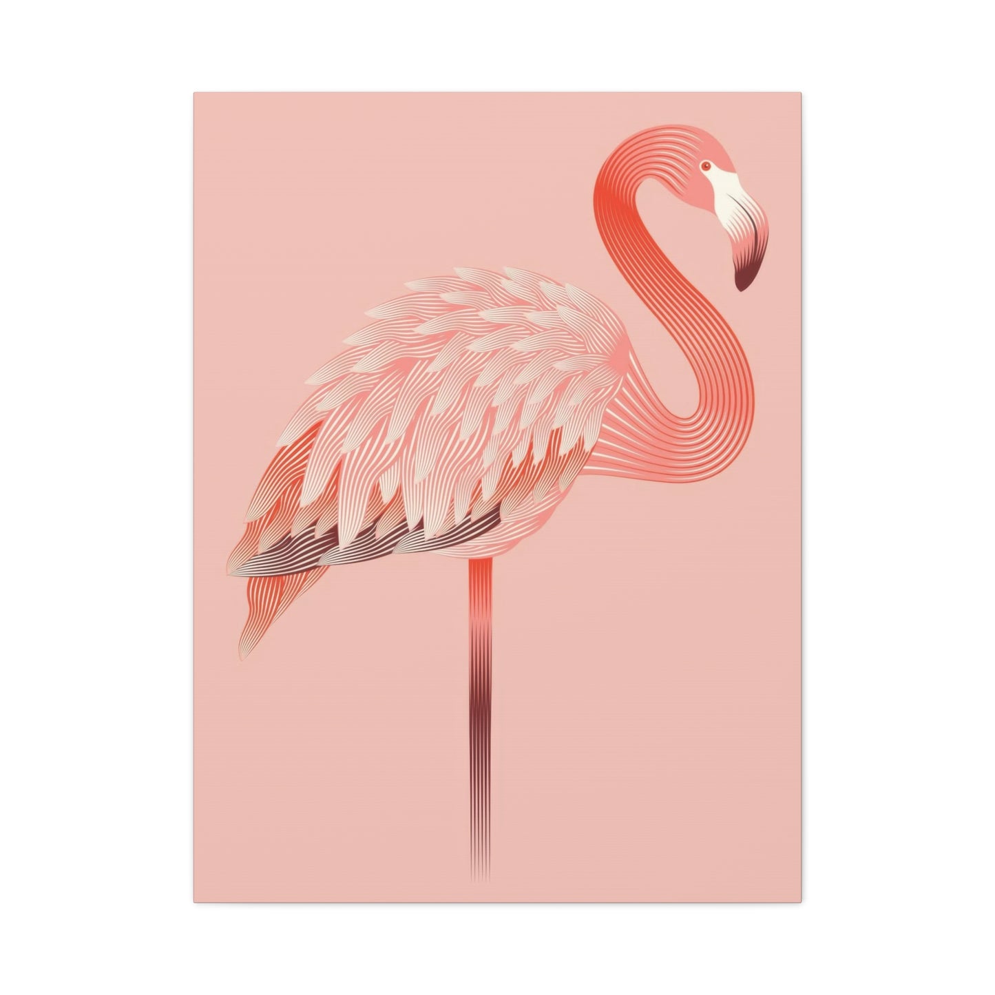 Flamingo Light Pink Wall Art & Canvas Prints