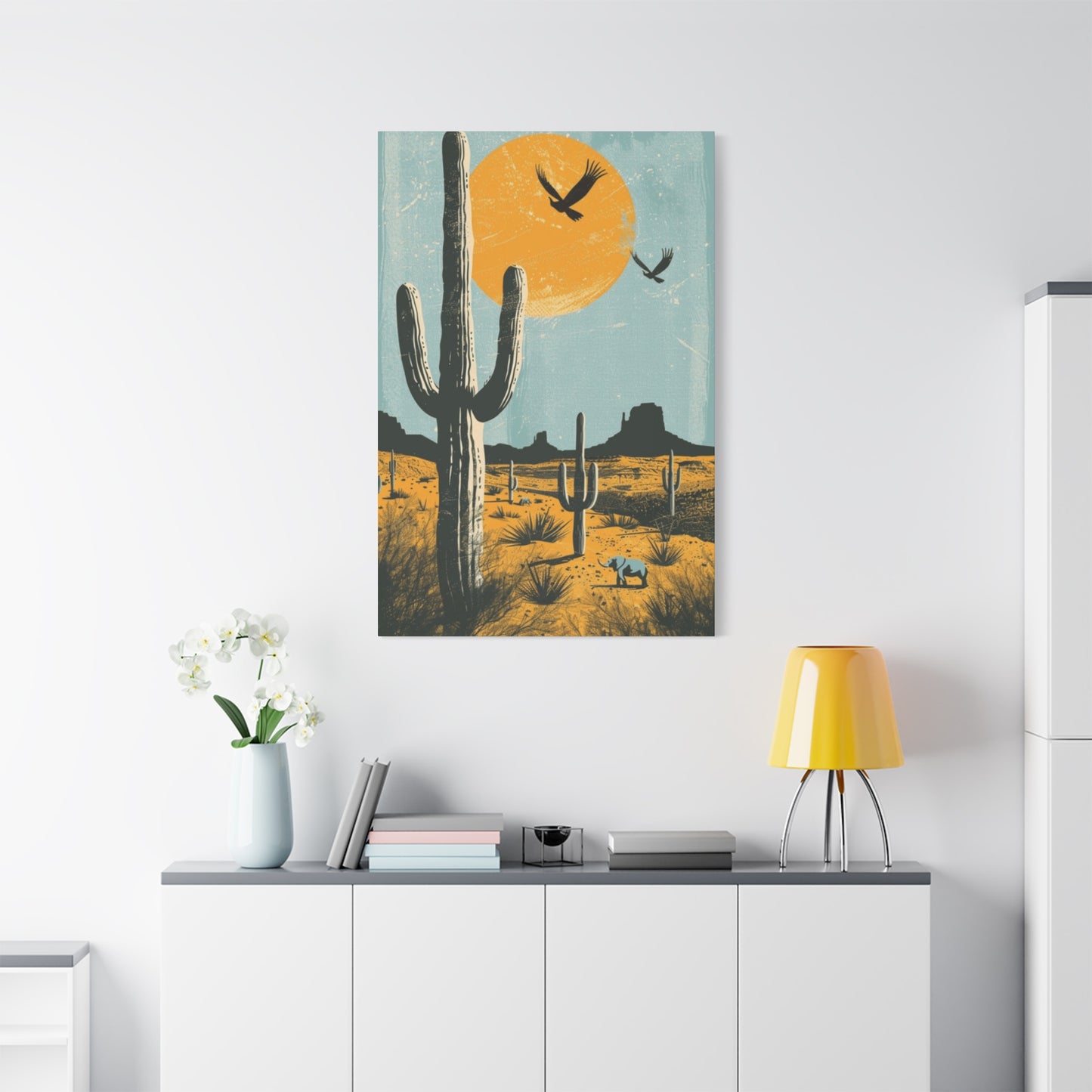 Desert Ecosystem Scenery Wall Art & Canvas Prints