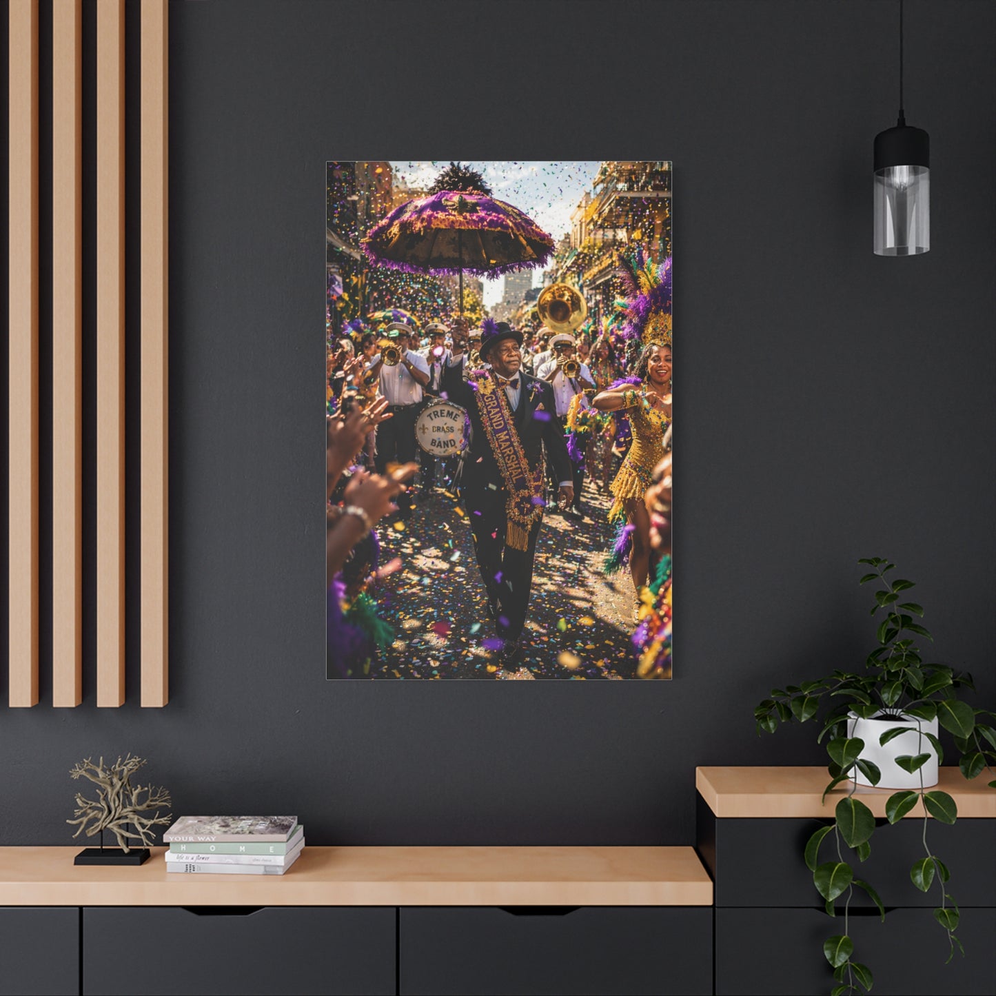 Grand Marshal Brass Band Parade Wall Art & Canvas Print
