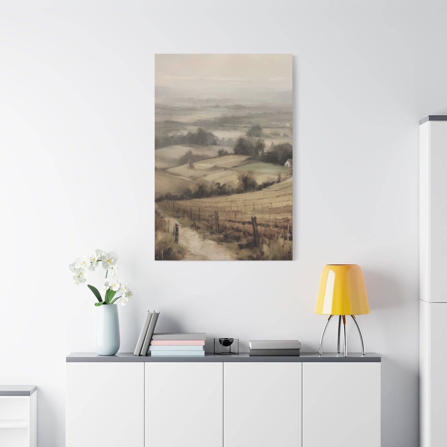 Foggy Countryside Wall Art & Canvas Prints