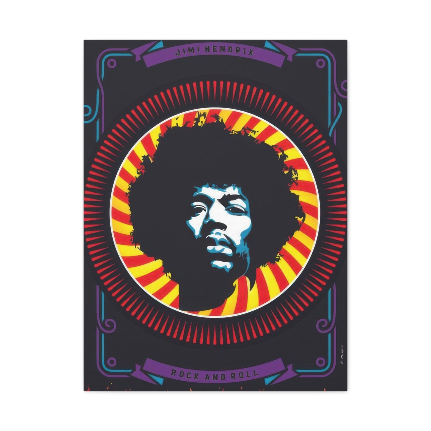 Jimi Hendrix 7 Wall Art & Canvas Prints