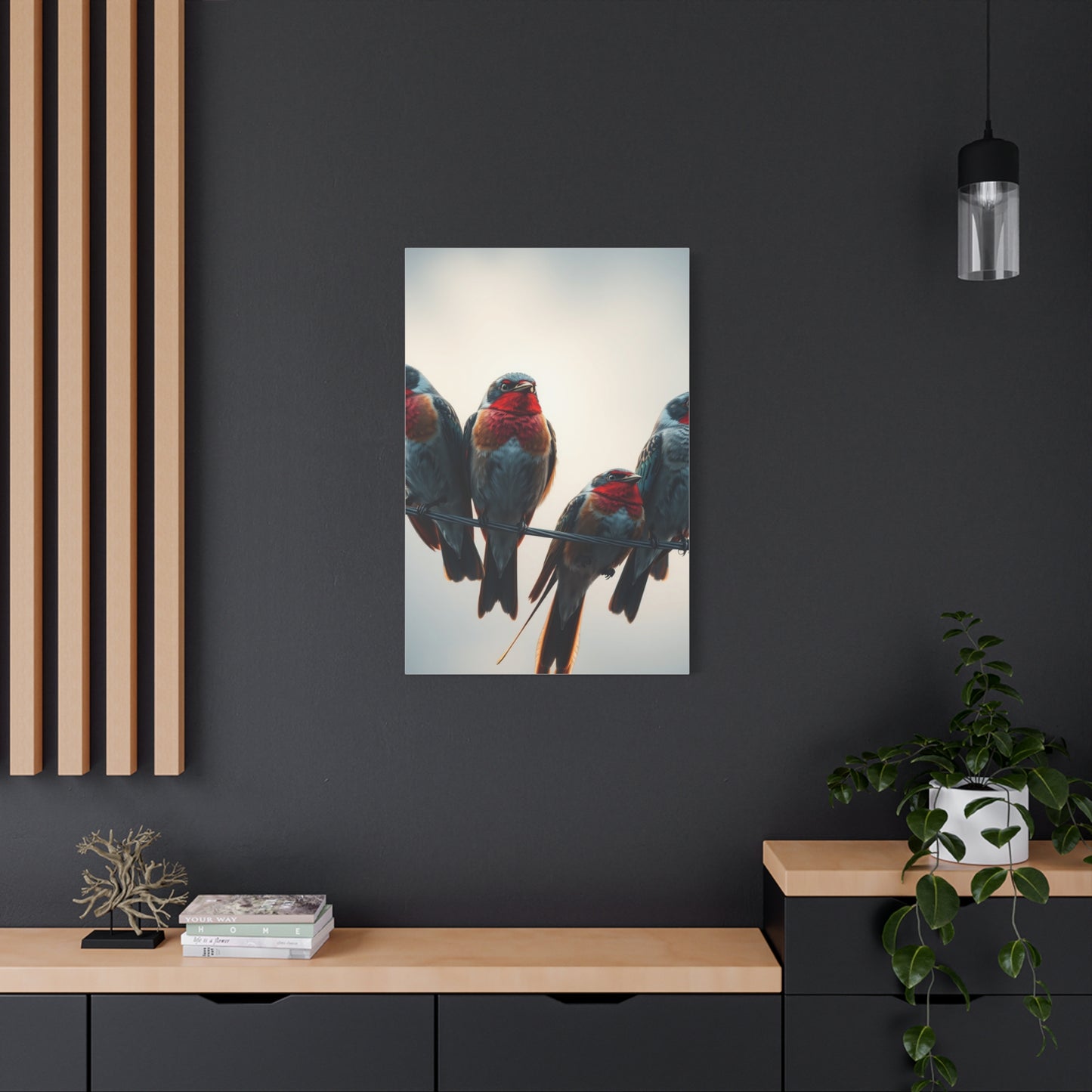 Supreme Birds On a Wire Art Collection Wall Art & Canvas Print