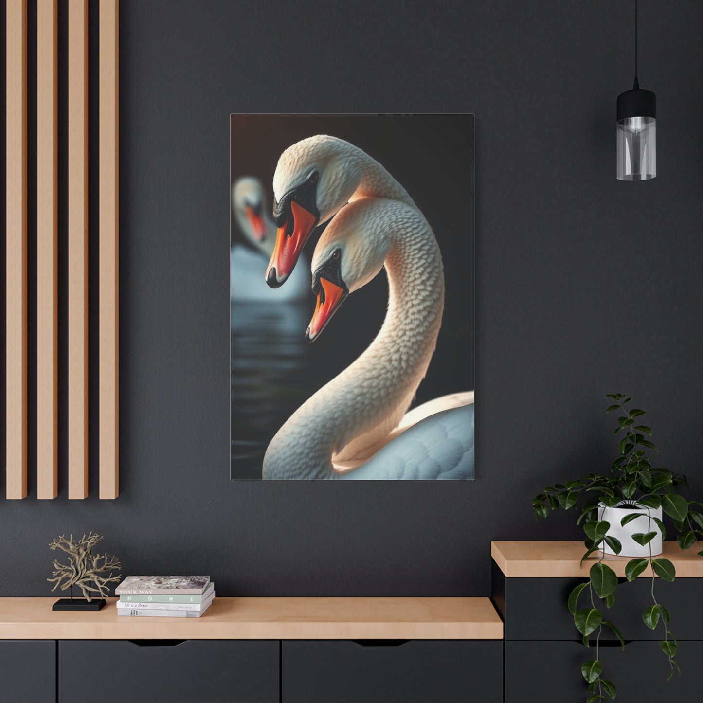 Vision Swan Art Art Wall Art & Canvas Print