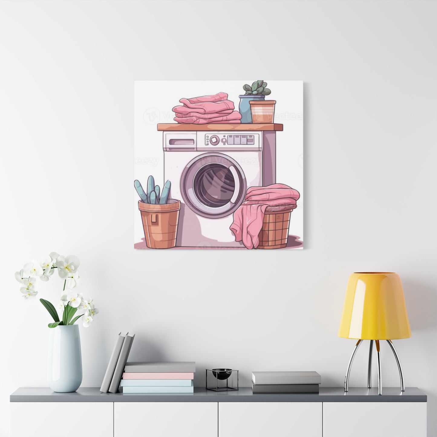 Colorful Laundry Poster For Laundry Room Wall Art & Canvas Prints