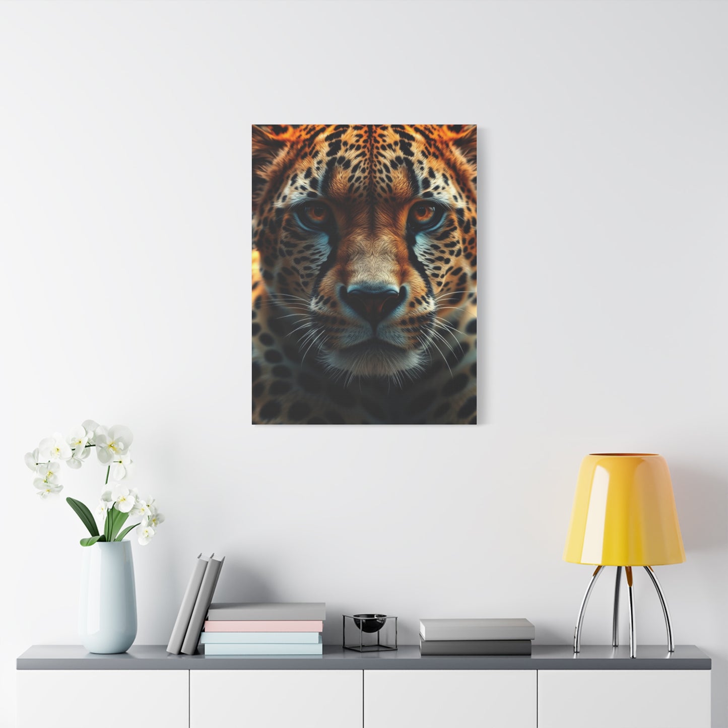 Majestic Feline Portrait Wall Art & Canvas Print